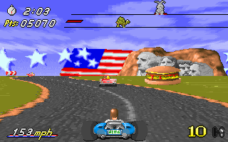 Gameplay of Road Hog!