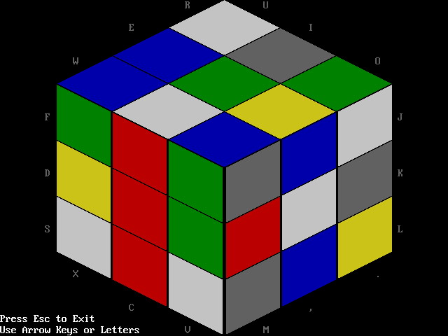 Title screen of Cube