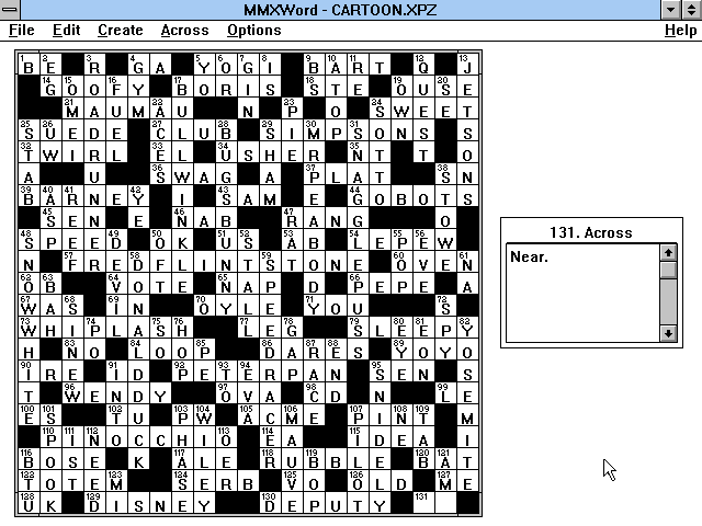 Gameplay of Puzzle Power: Crosswords and More