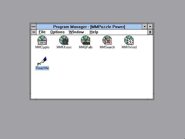 Title screen of Puzzle Power: Crosswords and More