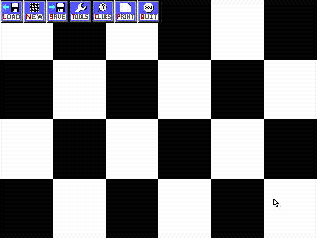 Title screen of CrossWorld: The LA Times Edition