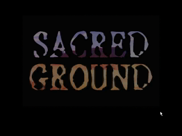 Title screen of Santa Fe Mysteries: Sacred Ground