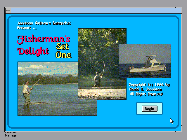 Title screen of Fisherman's Delight