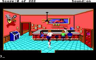 Gameplay of Leisure Suit Larry in the Land of the Lounge Lizards