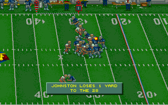 Gameplay of Tom Landry Strategy Football Deluxe Edition