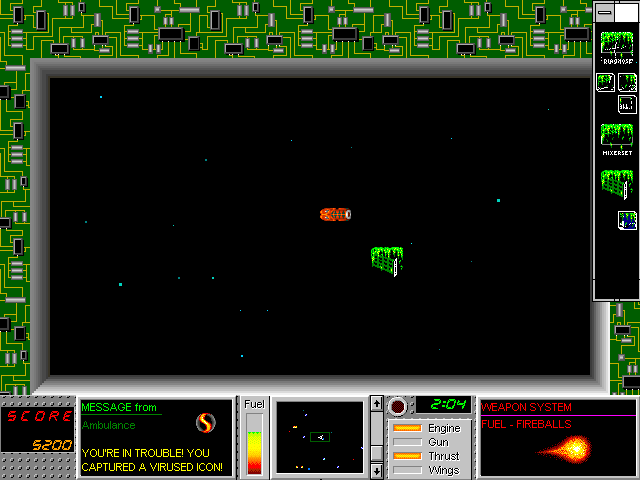 Gameplay of Operation: Inner Space