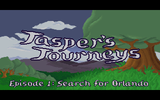 Title screen of Jasper's Journeys