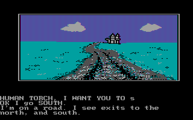 Gameplay of Questprobe featuring Human Torch and the Thing