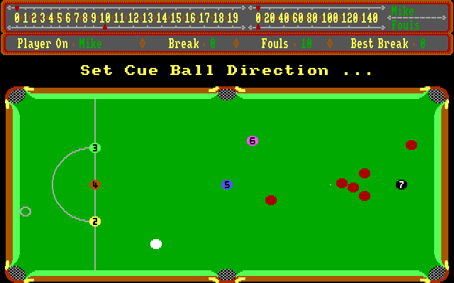Gameplay of Alex Higgins' World Snooker