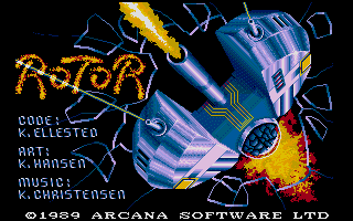 Title screen of Rotor