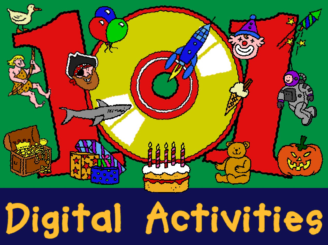 Title screen of 101 Amazing Things to Do With Your Computer