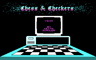 Title screen of Chess and Checkers