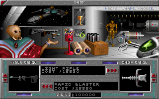 Gameplay of Command Adventures: Starship