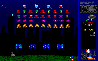 Gameplay of CHAMP Invaders