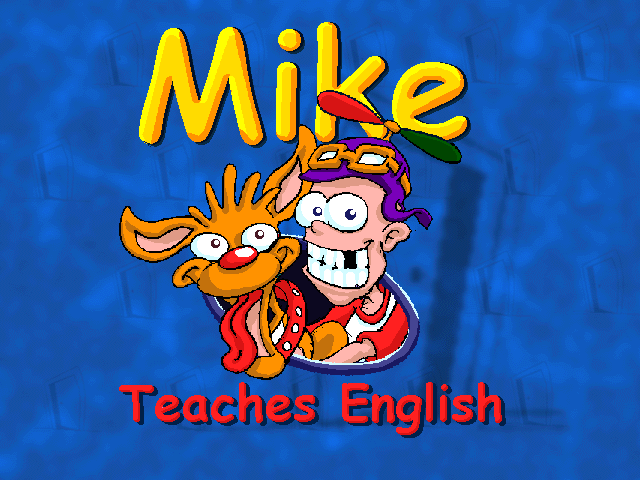 Title screen of KidSpeak English - Mike Teaches English