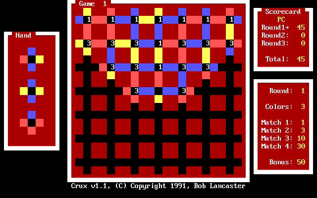 Gameplay of Crux