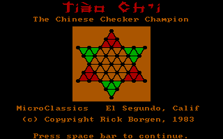 Title screen of Tiào Ch'i
