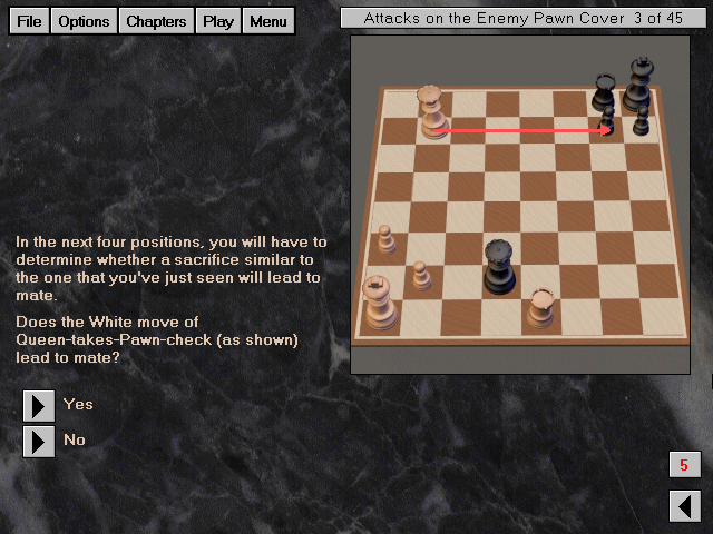 Gameplay of Bobby Fischer Teaches Chess