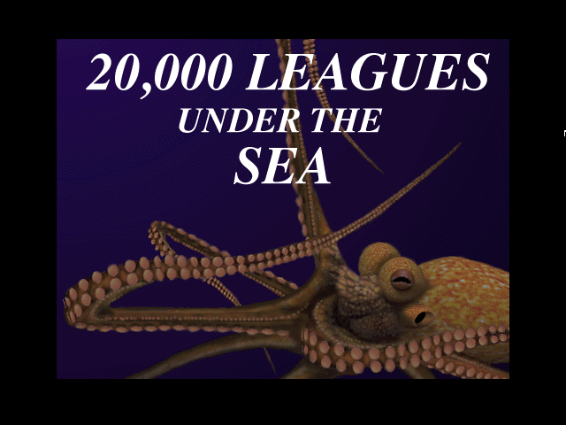 Title screen of 20,000 Leagues Under The Sea