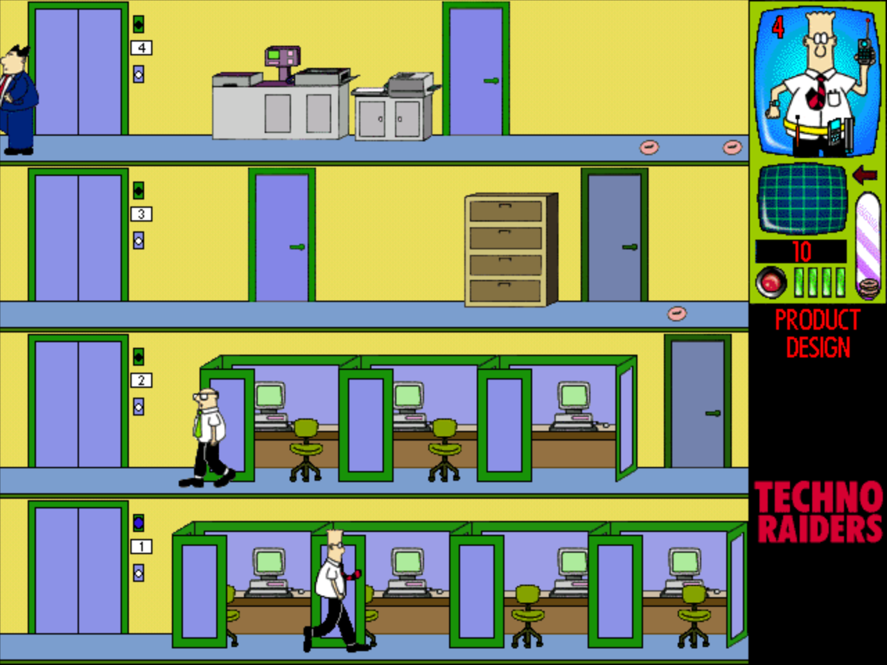 Gameplay of Dilbert's Desktop Games