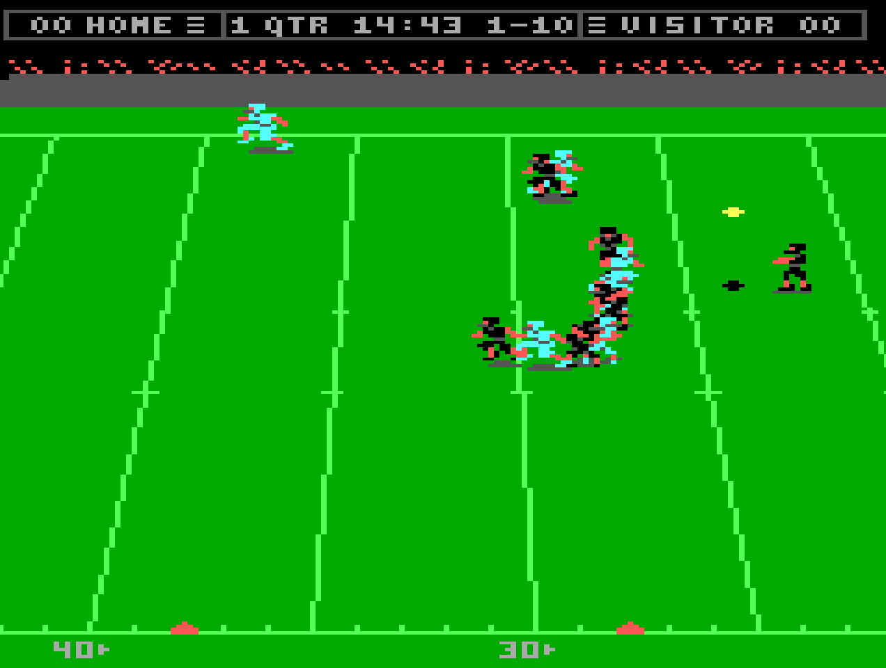 Gameplay of Touchdown Football