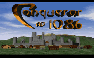 Title screen of Conqueror: A.D. 1086
