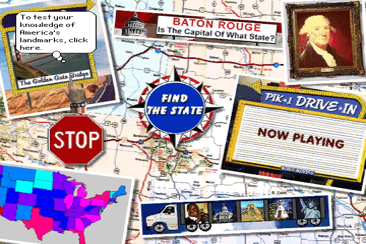 Gameplay of America Adventure