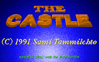 Title screen of The Castle