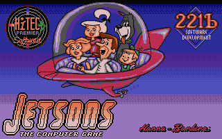 Title screen of Jetsons: The Computer Game