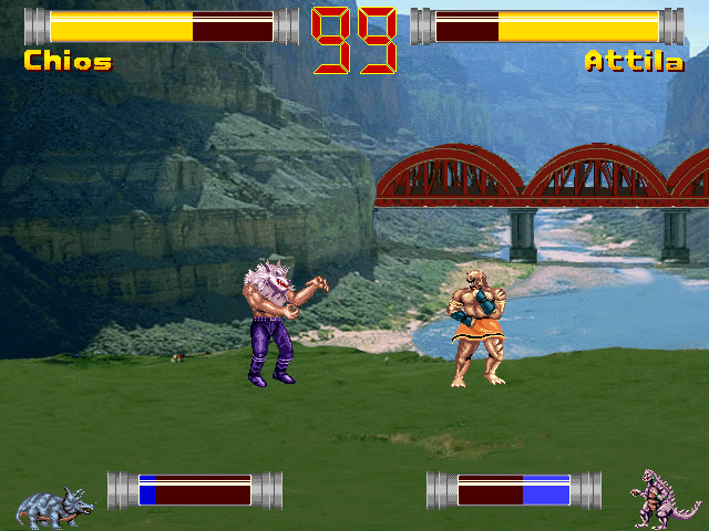 Gameplay of Fighting Dragon