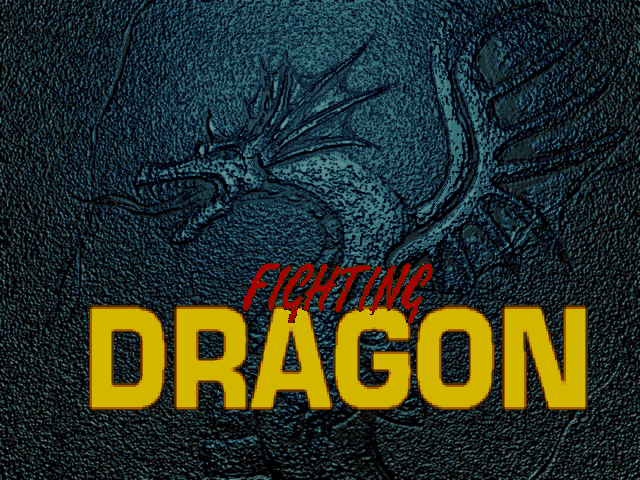 Title screen of Fighting Dragon