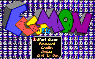 Title screen of EGGermon