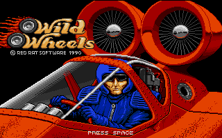 Title screen of Wild Wheels