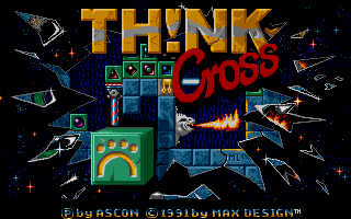 Title screen of Th!nk Cross