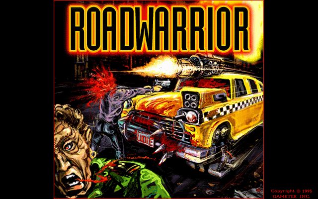 Title screen of Quarantine II: Road Warrior