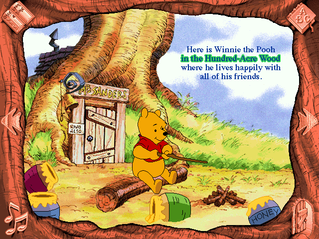 Gameplay of Disney's Animated Storybook: Winnie the Pooh and the Honey Tree