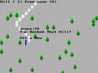 Gameplay of Ski King