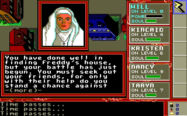 Gameplay of A Nightmare on Elm Street