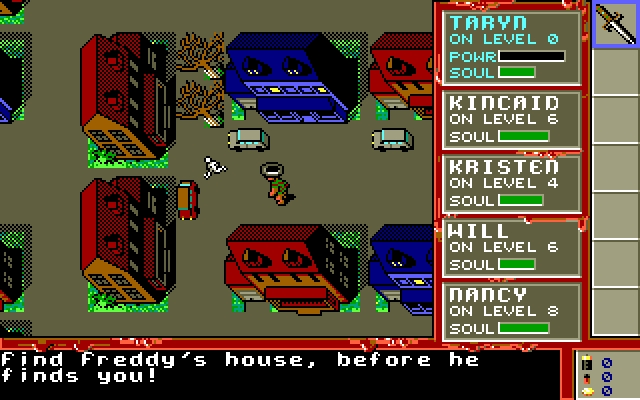 Gameplay of A Nightmare on Elm Street