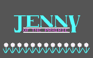 Title screen of Jenny of the Prairie