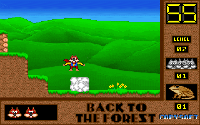 Gameplay of Skunny: Back to the Forest