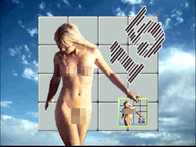 Title screen of 15 Move Hole Puzzle