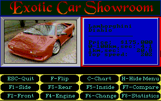 Gameplay of Exotic Car Showroom