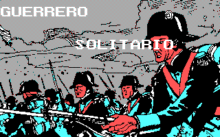 Title screen of Guerrero Solitario
