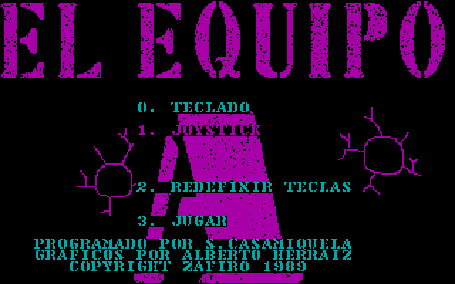 Title screen of The A-Team
