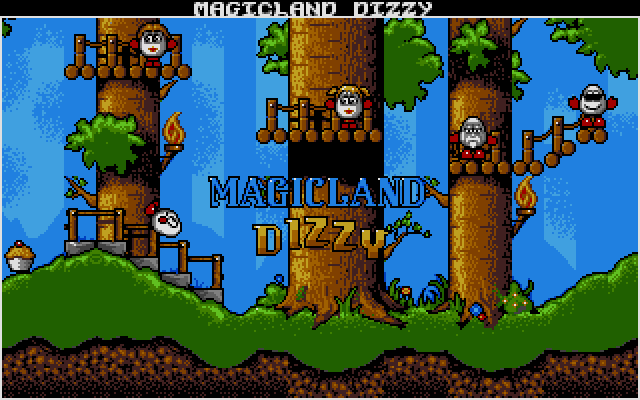 Title screen of Magicland Dizzy
