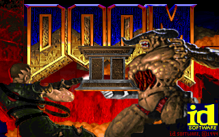 Title screen of DOOM II