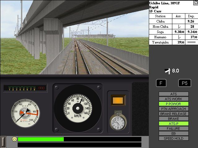 Gameplay of Boso View Express