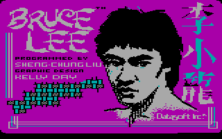 Title screen of Bruce Lee