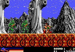 Gameplay of Rastan